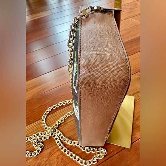 Michael Kors Jet Set Signature Chain Crossbody Bag with Daisy Floral Print - Picture 7 of 9